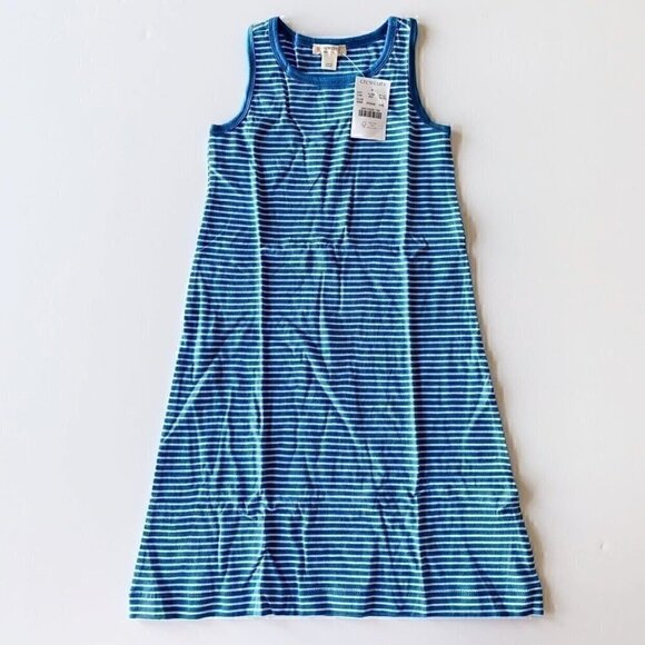 NWT Crewcuts Girl Striped Maxi Tank Dress XXS 2T 3T - Picture 1 of 7